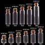 Bouteilles et Flacons de Rangement | 4/5/6/7/8ml. Petits Flacons en Verre avec Bouchon | Flacons en Verre Remplissables, Flacons en Verre pour Décoration, Artisanat, Création | 100 Pièces | HUDITOOLS Bouteilles et Flacons de Rangement | 4/5/6/7/8ml. Petits Flacons en Verre avec Bouchon | Flacons en Verre Remplissables, Flacons en Verre pour Décoration, Artisanat, Création | 100 Pièces | HUDITOOLS