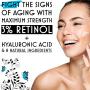 Retinol Cream for Face with Hyaluronic Acid - 3% Maximum Strength Anti Aging Moisturizer - Day or Night Cream - For Wrinkles, Fine Lines, Firming on Face & Neck - for Men & Women - by Sofinity