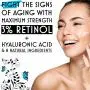 Sofinity Retinol-Creme mit Hyaluronsäure – 3% Hochkonzentrierte Anti-Aging Feuchtigkeitscreme – Für Tag und Nacht – Für Falten, feine Linien, Straffung von Gesicht und Hals – Für Männer & Frauen