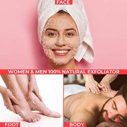 O Naturals Exfoliating Dead Sea Salt Grapefruit Essential Oil Face Body & Foot Scrub. w/Vanilla &. Hydrating Exfoliate Dead Skin, Best Anti Cellulite Acne Ingrown Hairs Corns, Men & Women Scrub 18oz