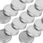 20 Packs Jar Lids Regular Mouth Canning Jar Lid Leak Proof Sealing Storage Caps (Silver) 20 Packs Jar Lids Regular Mouth Canning Jar Lid Leak Proof Sealing Storage Caps (Silver)
