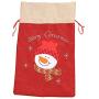 BLagenertJ Christmas Goody Gift Linen Bag Snowman Santa Pattern Candy Cookie Storage Pouch Xmas Hanging Decor Snowman#