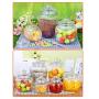 PPLK Glass Storage Tank Kitchen Transparent Dried Fruit Miscellaneous Grains Jar Tea Storage Bottle Food Sealed Cans,Clear,M