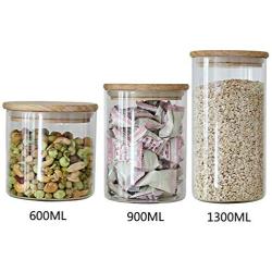 Glass Sealed Jars, Kitchen Household Grain Storage Tanks, Storage Spices/Coffee Beans/Oatmeal