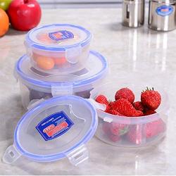 Tree House Food Storage canisters, Plastic Crisper Box Storage jar with lid Versatile Clear cans-B