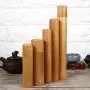 Conteneur de stockage de thé en bambou, forme ronde portable, boîte d'étanchéité artisanale pour la maison (#5) Conteneur de stockage de thé en bambou, forme ronde portable, boîte d'étanchéité artisanale pour la maison (#5)