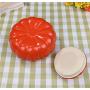 FUYU Pumpkin Ceramic Seal Cans Food Storage Jar Snack Cans with Lid