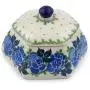 Bouteille en céramique artisanale Ceramika Artystyczna de 10 cm (thème Floral Spring) + Certificat d'authenticité Bouteille en céramique artisanale Ceramika Artystyczna de 10 cm (thème Floral Spring) + Certificat d'authenticité