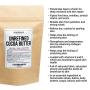 Unrefined Cocoa Butter - Use on Pregnancy Stretch Marks, Make Moisturizing Lotion, Chap Stick, Lip Balm and Body Butter - 100% Pure, Food Grade, Smells Like Chocolate - 8 oz by Better Shea Butter