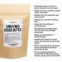 Rohes Kakaobutter – Für Schwangerschaftsstreifen, zur Herstellung von Feuchtigkeitslotionen, Lippenbalsam und Körperbutter – 100% Rein, Lebensmittelqualität, Schokoladenaroma – 236 ml / 8 oz von Better Shea Butter