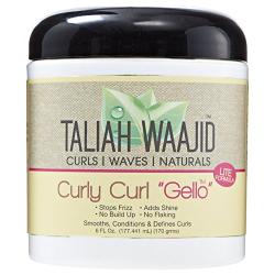 Taliah Waajid Curly Curl Gelo, 6 Ounce