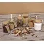 General Store Set of 6 Glass Storage Jars with Lid and Spoon Food General Store Set of 6 Glass Storage Jars with Lid and Spoon Food
