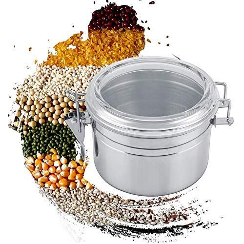 Wandisy Coffee Stainless Steel Container Vacuum Sealed Storage Jar for Sugar Tea Bean(S)