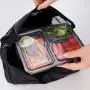 FLERISE Food Containers 10 Packs 3 Compartment With Lids Leak-proof Lunch Box Bento Box Microwave/Dishwasher/Freezer Safe … FLERISE Food Containers 10 Packs 3 Compartment With Lids Leak-proof Lunch Box Bento Box Microwave/Dishwasher/Freezer Safe …