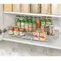 mDesign Adjustable, Expandable Kitchen Wire Metal Storage Cabinet, Cupboard, Food Pantry, Shelf Organizer Spice Bottle Rack Holder - 3 Level Storage - Up to 25" Wide - Satin mDesign Adjustable, Expandable Kitchen Wire Metal Storage Cabinet, Cupboard, Food Pantry, Shelf Organizer Spice Bottle Rack Holder - 3 Level Storage - Up to 25" Wide - Satin