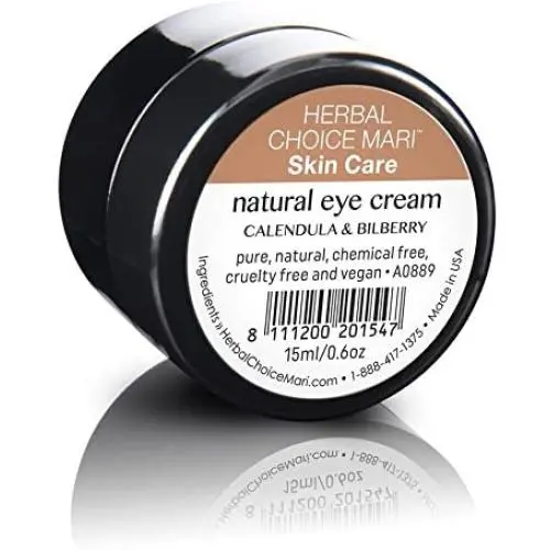 Crème Oculaire Naturelle par Herbal Choice Mari (0,5 Fl Oz Pot) - Fabriquée avec des Ingrédients Organiques - Sans Produits Chimiques Synthétiques Toxiques Crème Oculaire Naturelle par Herbal Choice Mari (0,5 Fl Oz Pot) - Fabriquée avec des Ingrédients Organiques - Sans Produits Chimiques Synthétiques Toxiques