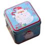 Serenable Mini Candy Storage Containers Tea Tins Coffee Tins Food Storage Container for Tea, Coffee, Herb, Candy, Chocolate, Sugar, Spices - Square - C, 8x7.5x6.5cm