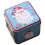 joyMerit Square Merry Christmas Candy Box Metal Tin Storage Sugar Tea - C, 8x7.5x6.5cm