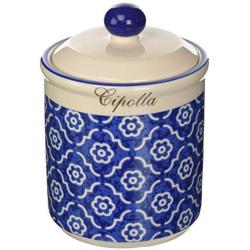 Galileo Casa Marrakech Onion Jar, Ceramic, Light Blue