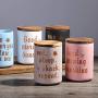 Küchen-Lebensmittellagerglas, luftdichter Aufbewahrungsbehälter, nordisches Keramik-Dichtungsgefäß, für die Küchendekoration, mit Deckel, geeignet für Süßigkeiten und Tee (Farbe: Kaffee)