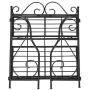 Ama-store 2-Tier Organizer Rack, Wire Basket Storage Container Countertop Shelf Kitchen Counter Spice Rack Jars Bottle Shelf Organizer Rack, Cosmetic Jars Bottles, Black