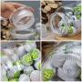 Glass Sealed Jars,Moisture-Proof Kitchen Food Containers, Storage Herbs/Cereals/Oatmeal/Pasta