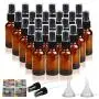 Glass Spray Bottle, YULEER 1oz Spray Bottles for Cleaning Solutions, Hair, Essential Oils, for Home use, for travel, Pack of 24 Glass Spray Bottle, YULEER 1oz Spray Bottles for Cleaning Solutions, Hair, Essential Oils, for Home use, for travel, Pack of 24