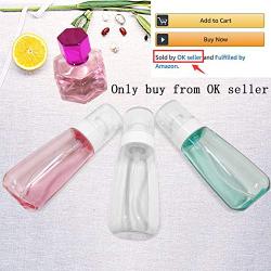 Fine Mist Spray Bottle 3.4oz/ 100ml Empty Cosmetic Refillable Travel Containers Plastic Hair Spray Bottle Sprayer for Perfume Skincare Makeup Lotion (3color)