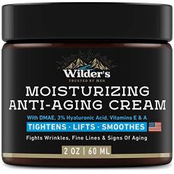 Mens Face Cream Moisturizer - Anti Aging Facial Skin Care - Made in USA - Collagen, Retinol, Hyaluronic Acid - Day & Night - Anti Wrinkle Lotion 2 oz