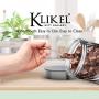 Klikel Glass Canister - Set of 2 Kitchen Containers With Lids - Tight Seal For Flour Sugar Pasta Cereal - Capacity 24oz / 700ml 4 1/4 Inch Diam X 4 1/2 Inch High