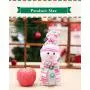 4 Stück Weihnachtsfeier Niedlicher Cartoon Geschenk Obst Süßigkeitenbeutel, Weihnachtsfeiertag Obst Verpackungsbox Fall von KayMayn