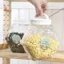 storage jar Grain container Food container Storage Box，Kitchen grain food storage box snack storage container plastic transparent sealed storage tank