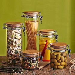 Glass Sealed Jars, Kitchen Household Grain Storage Tanks, Storage Jam/Honey/Coffee/Pasta