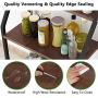 Spice Rack Spice Organizer 3-tier Standing Kitchen Bathroom Countertop Storage Organizer, Spice Bottle Jars Holder Rack Iron Shelf Structure by 1Easylife