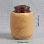 Airtight Bamboo Tea Jars With Copper Lid For Bulk Products Spices Cans Home Storage Bottles Coffee Food Container Decorative,silverB173