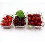 Kitchen Food Storage Jar Airtight Food Storage Crisper Lunch Box Microwave Oven Applicable 3 Sets Of Storage Box moisture-proof multi-purpose