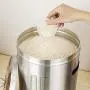 Edelstahl-Schubladenbehälter mit Deckeln, 304 Edelstahl, BPA-frei, Groß, für Küche, Pantry-Organisation, ideal für Kekse, Müsli, Kaffee, Süßigkeiten, 8L
