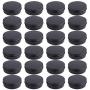 Foraineam 24 Pack 4 oz Screw Lid Round Tins Aluminum Empty Tins Metal Storage Tin Jars Spice Containers Travel Tin Cans 