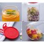 Sealed Storage Jar Food Grains Jam Transparent Glass Bottle Tea Coffee Seal Storage Cans 500ml+750ml+1000ml DELICATEWNN