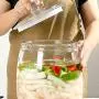 Glass Sealed Jars, Moisture-Proof Kitchen Food Containers, Storage Of Cereals/Pasta/Oatmeal/Kimchi