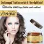 Vitamins Leave in Conditioner Cream - Indulgent Anti Frizz Conditioning for Curly Hair - Curl Defining Styling Detangler for Thick Coarse Natural Dry Damaged Hair (Moroccan Argan Oil)