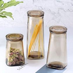 Glass Sealed Jars, Moisture-Proof Kitchen Food Containers, Storage Of Spices/Pasta/Oatmeal/Coffee Beans