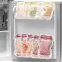 Mason Jar Pattern Food Saver Storage Bags Set (10 Counts/500ml x5 + 150ml x 5) kitchen organizer Childrens snacks Snacks, bread, cookies, fresh bags Food storage Bags Travel Camping Mason Jar Pattern Food Saver Storage Bags Set (10 Counts/500ml x5 + 150ml x 5) kitchen organizer Childrens snacks Snacks, bread, cookies, fresh bags Food storage Bags Travel Camping