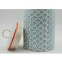 Nicola Spring Tea Coffee and Sugar Canister Storage Jar - Porcelain Orange Print Design