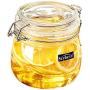 Tree House Food Storage Canisters, Small Glass Sealed jar Jam Container Member B Herbs Pot-A 500mlx2