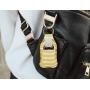 Zario Empty Travel Size Bottle and Keychain Holder - Refillable Bottles for Soap, Lotion, and Liquids - 30 ML Flip Cap Reusable Bottles with Keychain Carriers (stripes)