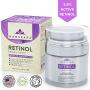 Namskara Retinol Moisturizer Cream with Active 2.5% Retinol & Hyaluronic Acid - Best Anti Wrinkle Day Night Face Cream with Natural and Organic Ingredients to Reduce Crow’s Feet & Fine Lines
