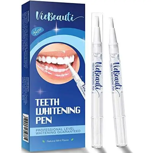VieBeauti Teeth Whitening Pen(2 Pcs), 20+ Uses, Effective, Painless, No Sensitivity, Travel-Friendly, Easy to Use, Beautiful White Smile, Natural Mint Flavor VieBeauti Teeth Whitening Pen(2 Pcs), 20+ Uses, Effective, Painless, No Sensitivity, Travel-Friendly, Easy to Use, Beautiful White Smile, Natural Mint Flavor