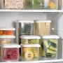 Kitchen Sealed Crisper Plastic Refrigerator Chilled Frozen Food Storage Box Grain Storage Container Food Dispensers