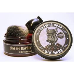 Premium Shaving Soap for Men by Sir Hare - Barbershop Fragrance - Shave Soap That Smells Great and Provides a Smooth Shave